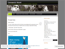 Tablet Screenshot of giovanniworld.wordpress.com