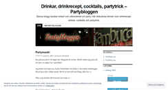 Desktop Screenshot of partybloggen.wordpress.com