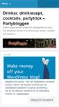 Mobile Screenshot of partybloggen.wordpress.com