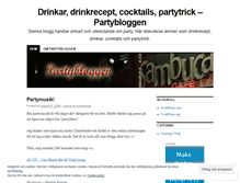 Tablet Screenshot of partybloggen.wordpress.com