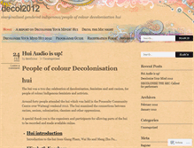 Tablet Screenshot of decol2012.wordpress.com