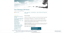 Desktop Screenshot of newmornings.wordpress.com