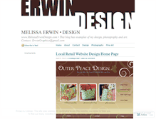 Tablet Screenshot of melissaerwin.wordpress.com