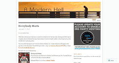 Desktop Screenshot of amodernhell.wordpress.com