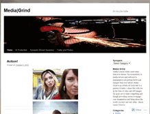 Tablet Screenshot of mediagrind.wordpress.com