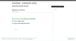 Desktop Screenshot of funverde.wordpress.com