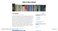 Desktop Screenshot of lifeislikeanovel.wordpress.com