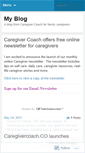Mobile Screenshot of caregivercoachanne.wordpress.com