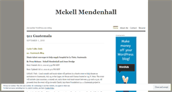 Desktop Screenshot of mckellm.wordpress.com