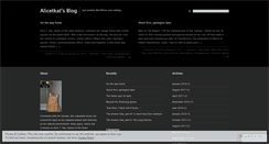 Desktop Screenshot of alicetkat.wordpress.com