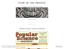Tablet Screenshot of flowoftheprocess.wordpress.com