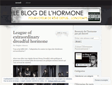 Tablet Screenshot of leblogdelhormone.wordpress.com