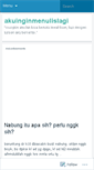 Mobile Screenshot of akuinginmenulislagi.wordpress.com
