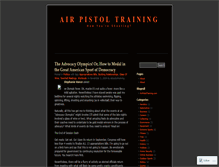 Tablet Screenshot of airpistoltraining.wordpress.com