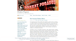 Desktop Screenshot of donkeypegasus.wordpress.com
