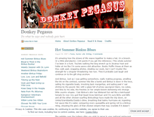 Tablet Screenshot of donkeypegasus.wordpress.com