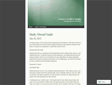Tablet Screenshot of clavallie.wordpress.com