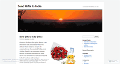 Desktop Screenshot of giftsfromindia.wordpress.com