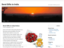 Tablet Screenshot of giftsfromindia.wordpress.com