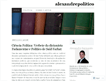 Tablet Screenshot of alexandrepolitico.wordpress.com