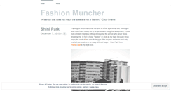 Desktop Screenshot of fashionmuncher.wordpress.com