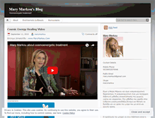 Tablet Screenshot of marymarkou.wordpress.com