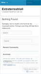Mobile Screenshot of extraterrestriall.wordpress.com