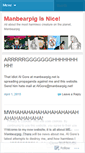Mobile Screenshot of nicemanbearpig.wordpress.com