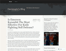 Tablet Screenshot of davis9461.wordpress.com