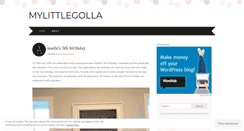 Desktop Screenshot of mylittlegolla.wordpress.com