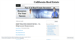Desktop Screenshot of norcalrealestateinvesters.wordpress.com
