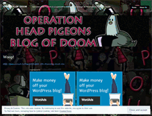 Tablet Screenshot of operationheadpigeons.wordpress.com