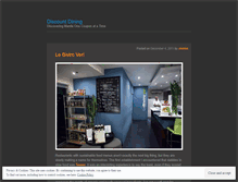 Tablet Screenshot of discountdining.wordpress.com