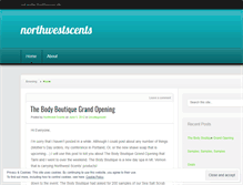 Tablet Screenshot of northwestscents.wordpress.com
