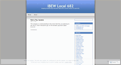 Desktop Screenshot of ibew682.wordpress.com