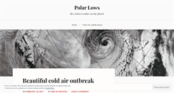 Desktop Screenshot of polarlows.wordpress.com
