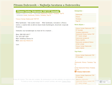 Tablet Screenshot of fitnessdubrovnik.wordpress.com