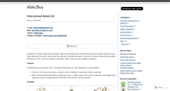 Desktop Screenshot of able2buy.wordpress.com
