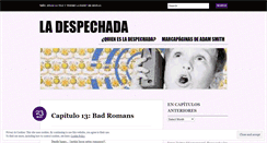 Desktop Screenshot of ladespechada.wordpress.com