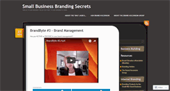 Desktop Screenshot of brandascension.wordpress.com