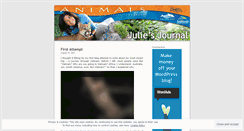 Desktop Screenshot of juliesjournal.wordpress.com