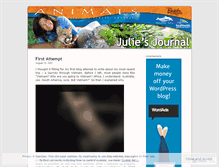Tablet Screenshot of juliesjournal.wordpress.com