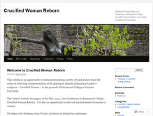 Tablet Screenshot of crucifiedwomanreborn.wordpress.com