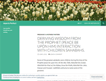 Tablet Screenshot of islamisperfect.wordpress.com