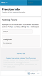 Mobile Screenshot of freedominfo.wordpress.com