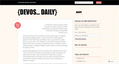 Desktop Screenshot of devosdaily.wordpress.com