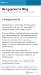 Mobile Screenshot of hedgepriest.wordpress.com