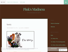 Tablet Screenshot of pinkfiend1isbi.wordpress.com