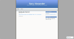 Desktop Screenshot of alexander71.wordpress.com