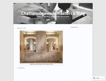 Tablet Screenshot of chattanoogawoodmasters.wordpress.com